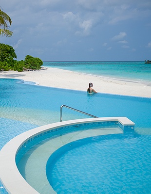 InterContinental Maldives Maamunagau Resort  aerial view