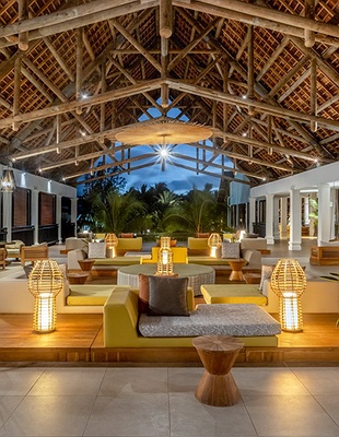 tranquil scene at The Ravenala Attitude hotel, a resort located in Turtle Bay