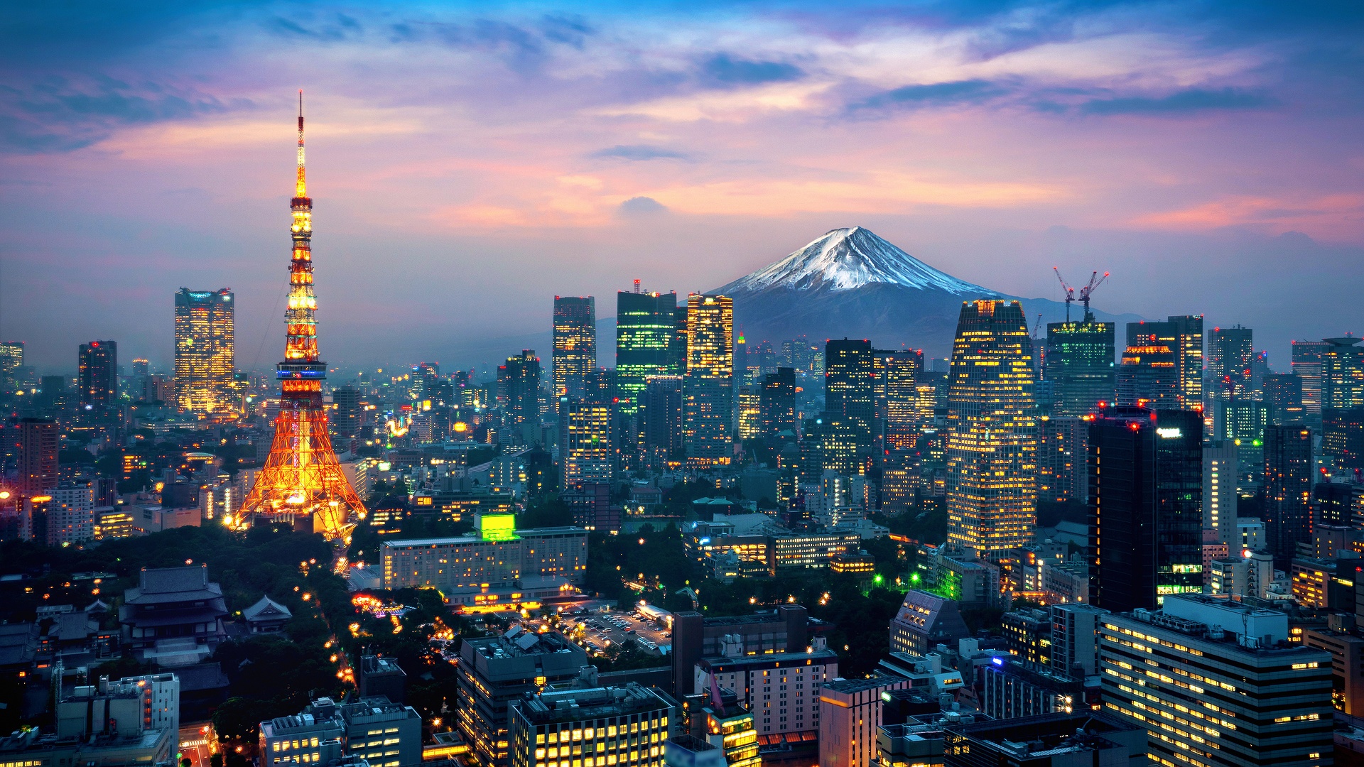 iconic view of Tokyo, Japan