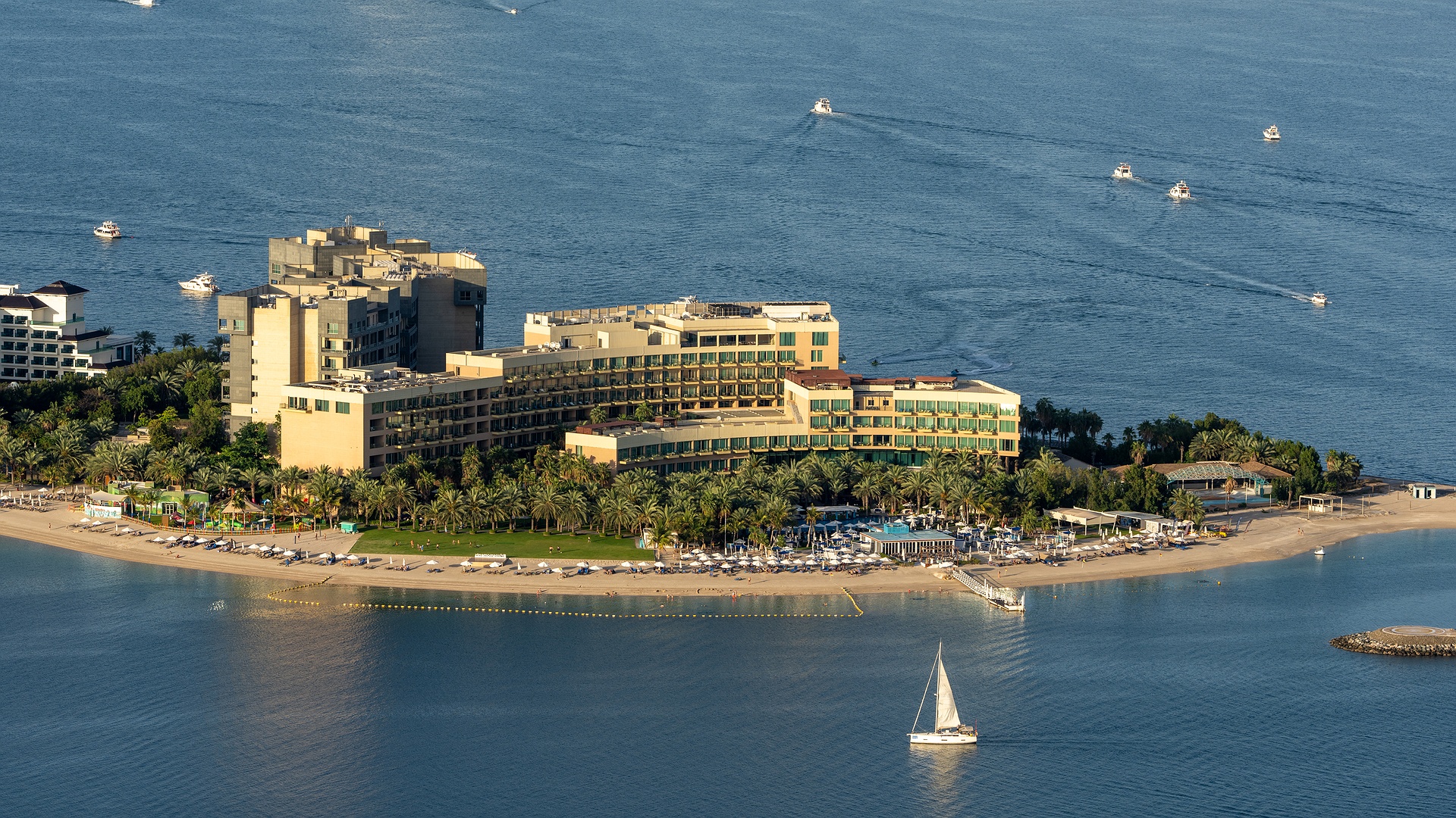 Rixos The Palm Hotel and Suite full exterior view