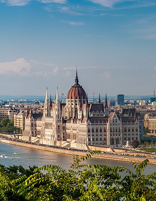 panoramic view of Budapest, Hungary