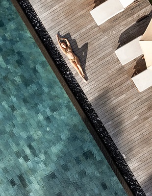 aerial view of Constance Prince Maurice in Mauritius
