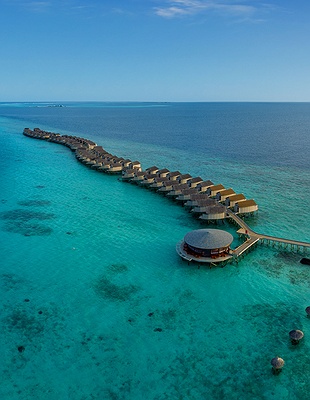 Centara Ras Fushi Resort & Spa aerial view