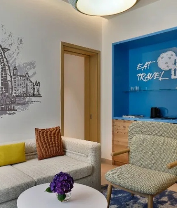 NH Collection Dubai The Palm sea view suite room