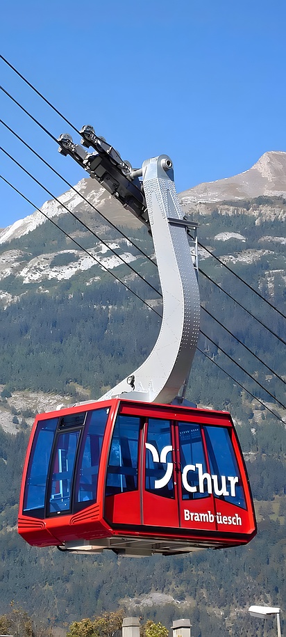 cable car cabin in Chur