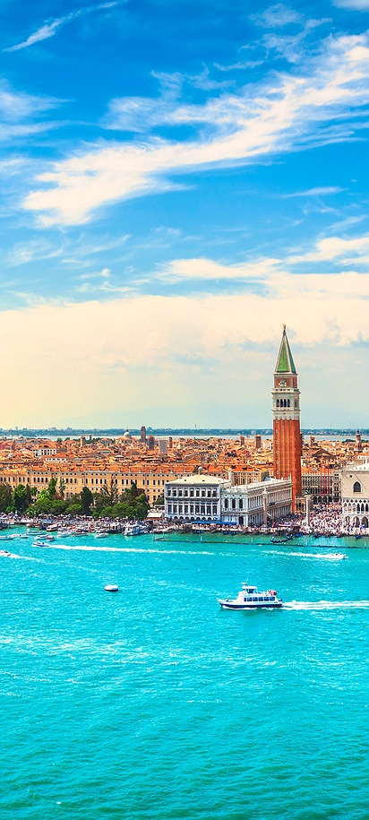 Aerial view of Venice
