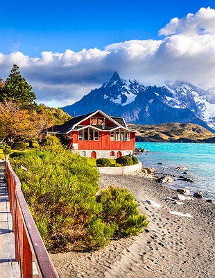scenic view of Torres del Paine National park