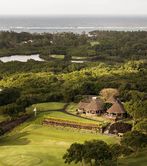 Constance Belle Mare Plage aerial view
