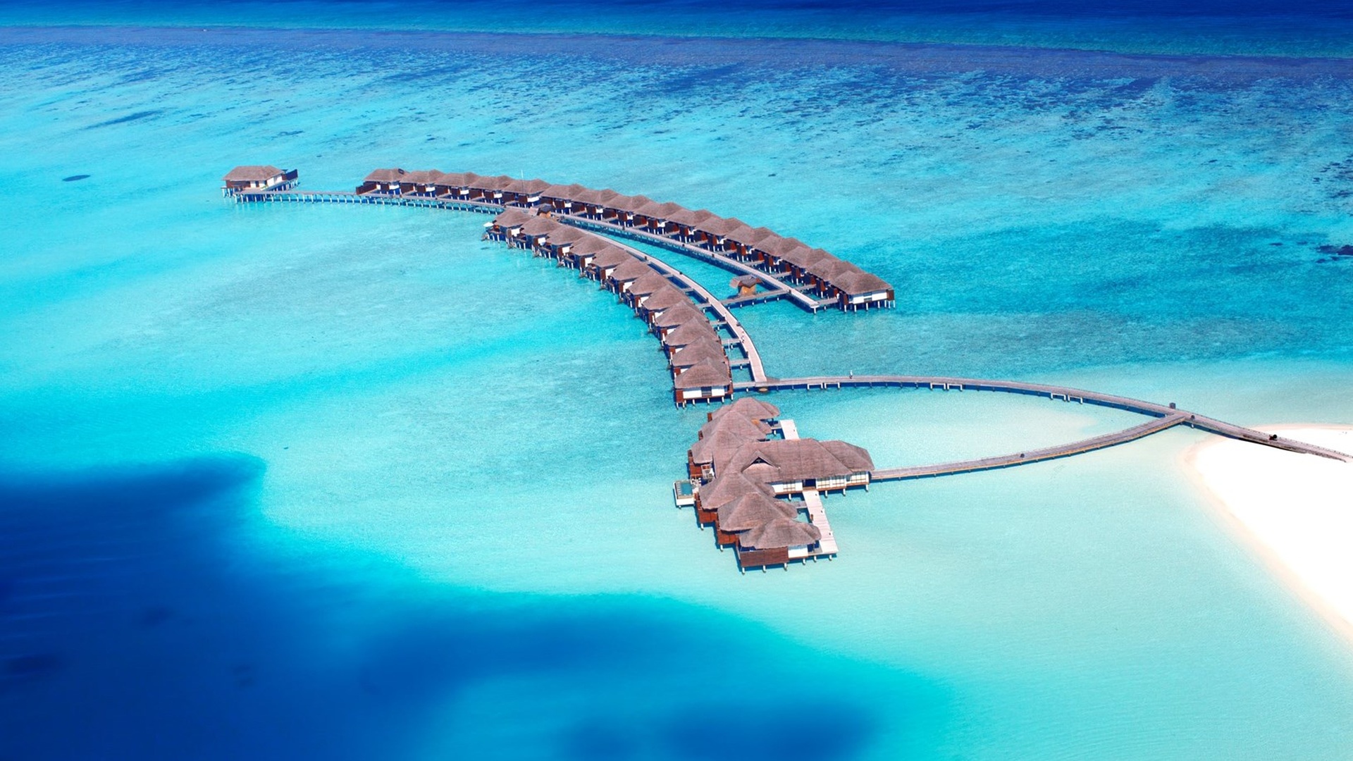 Aerial view of Velassaru Maldives