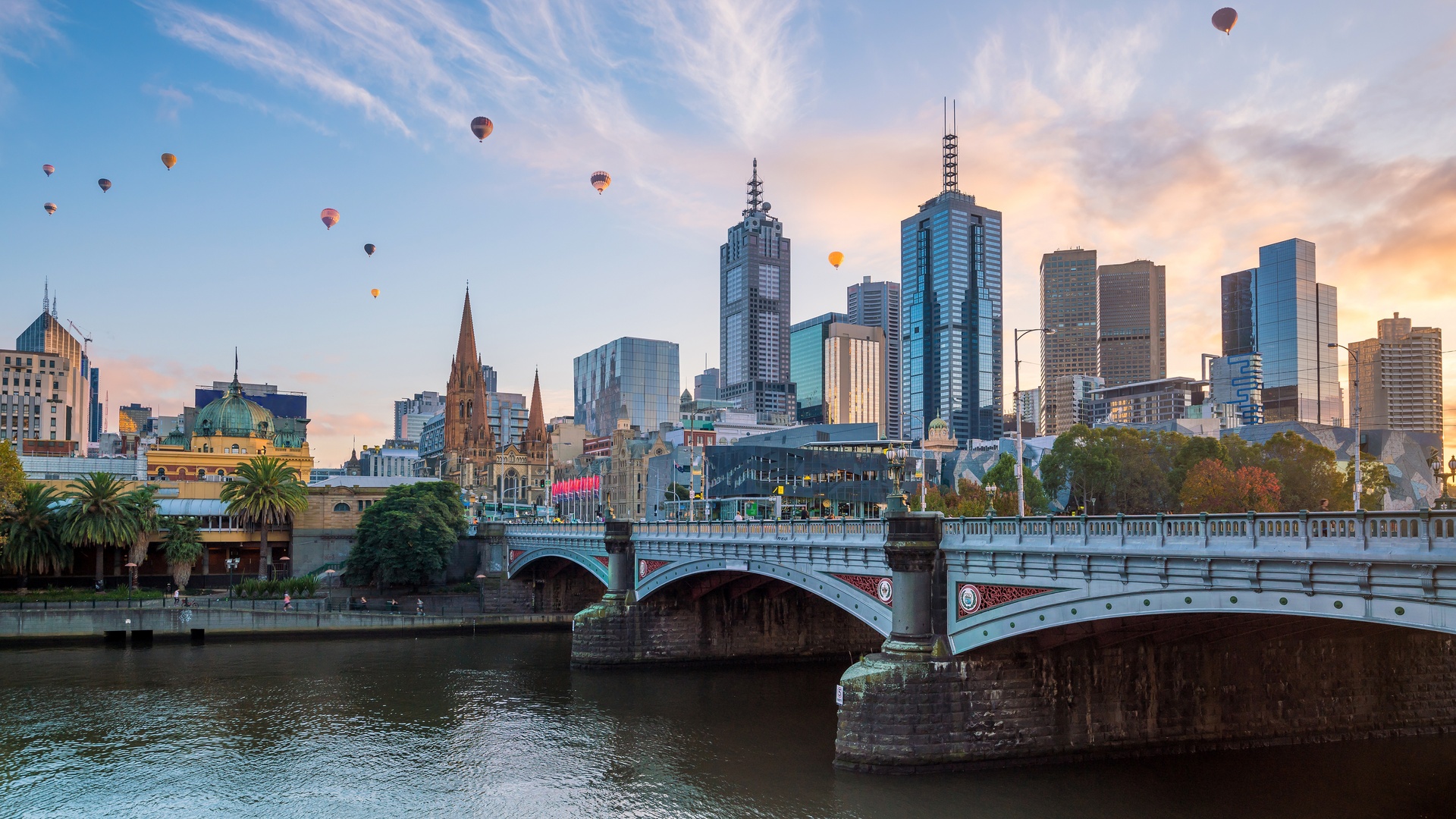 Skyline of Melbourne