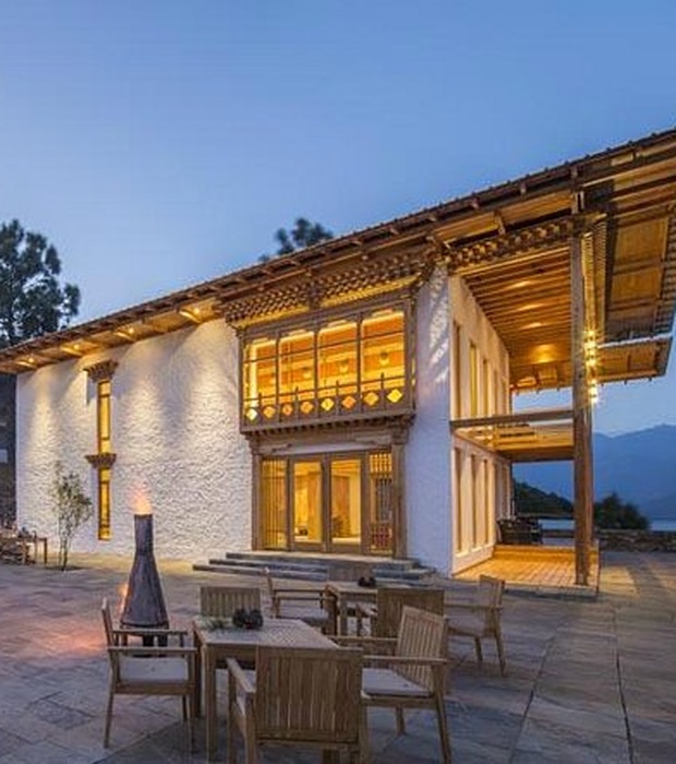 Dhensa Resort, Punakha exterior view