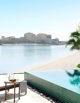 an aerial view of The Ritz-Carlton Maldives, Fari Islands, located in the North Malé Atoll