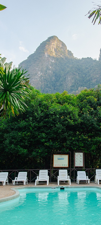 Swimming pool at the Elephant Hills