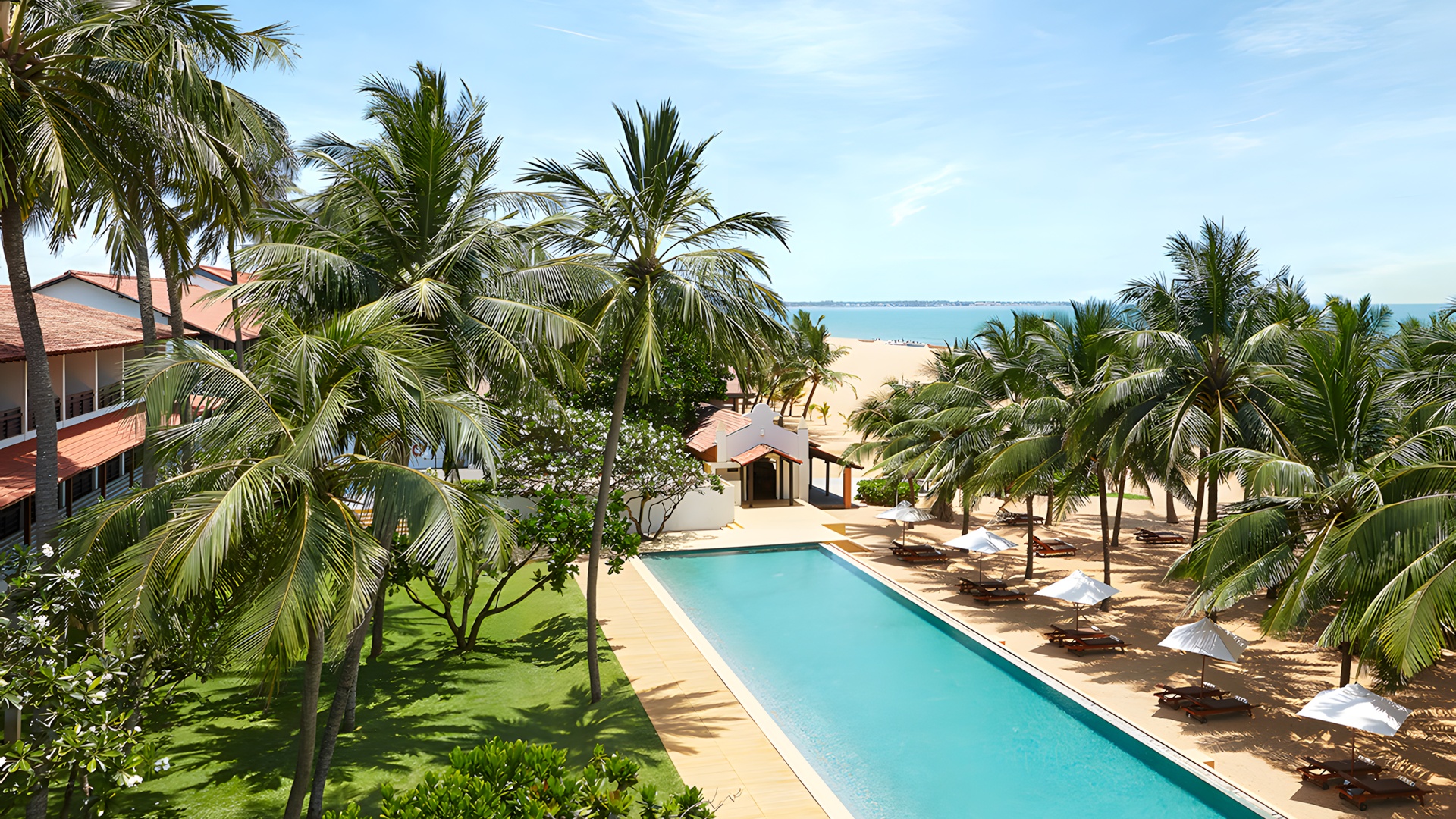Jetwing Beach pool view