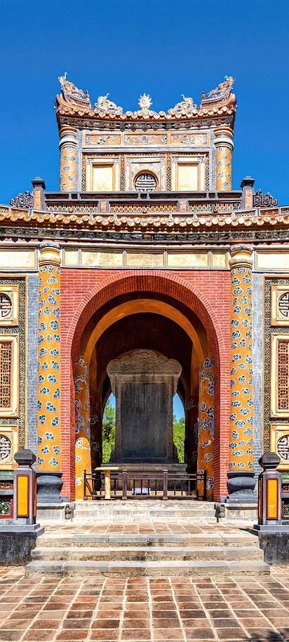Mausoleum of Emperor Tu Duc in Vietnam