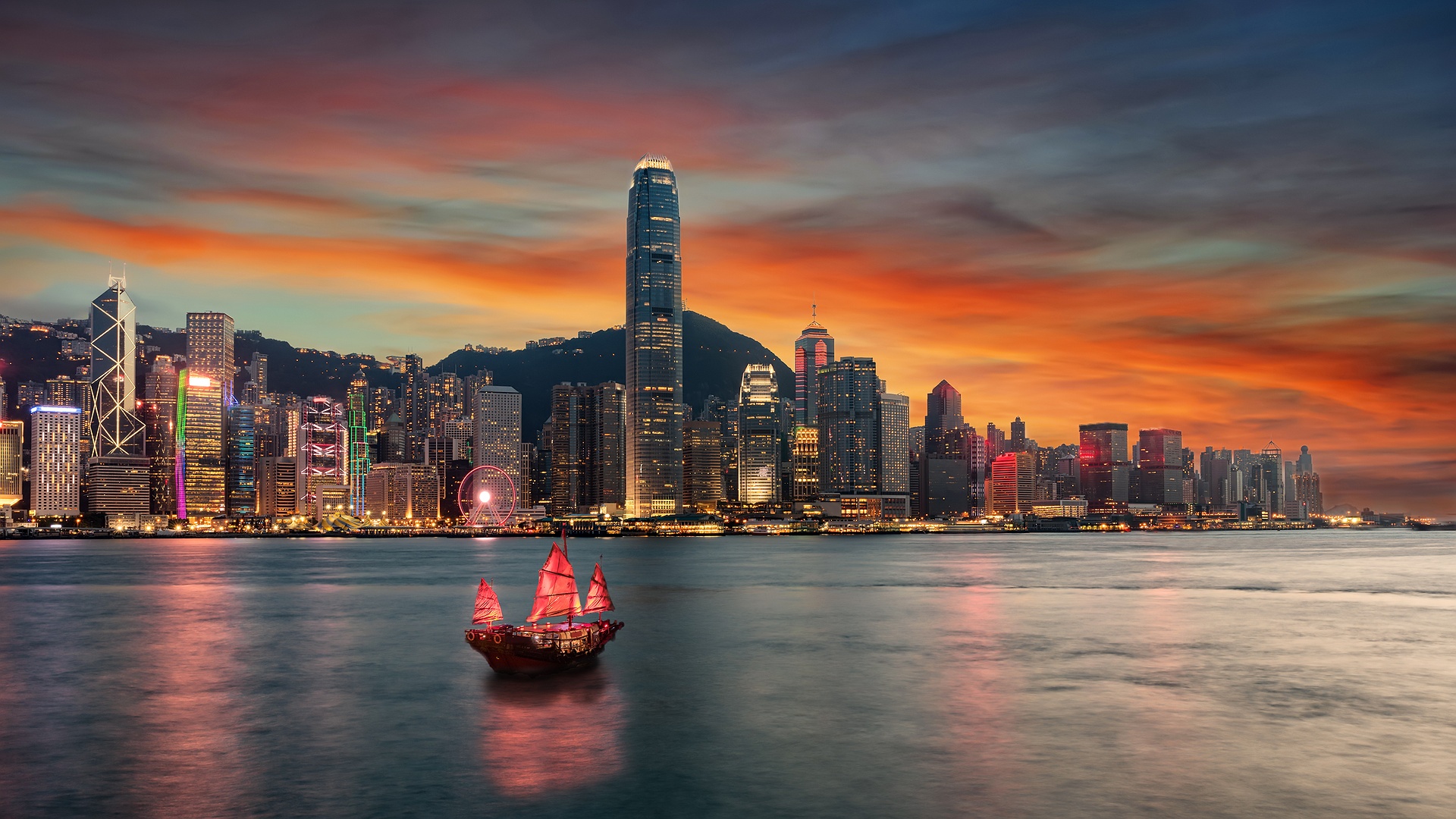 Victoria Harbour in Hong Kong