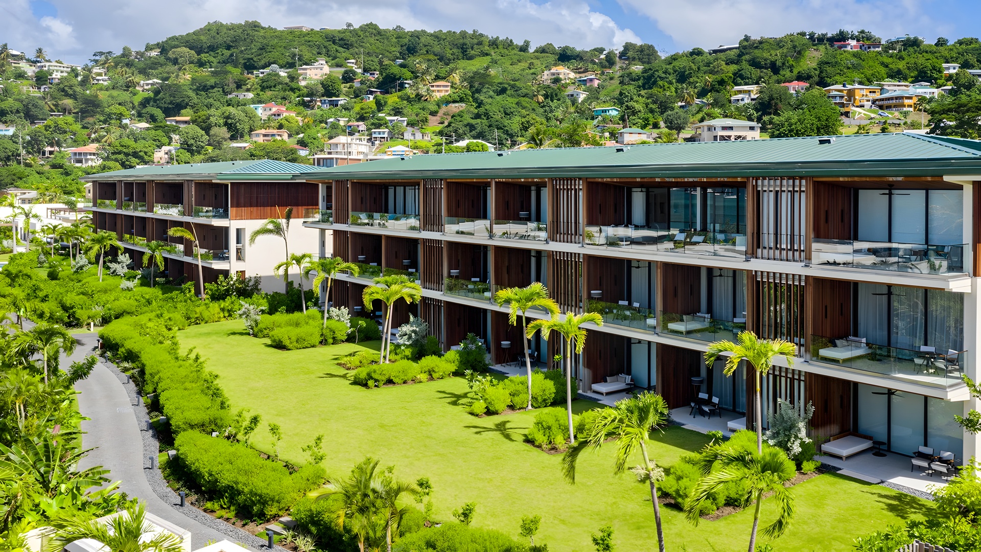 Silversands Grand Anse hotel view