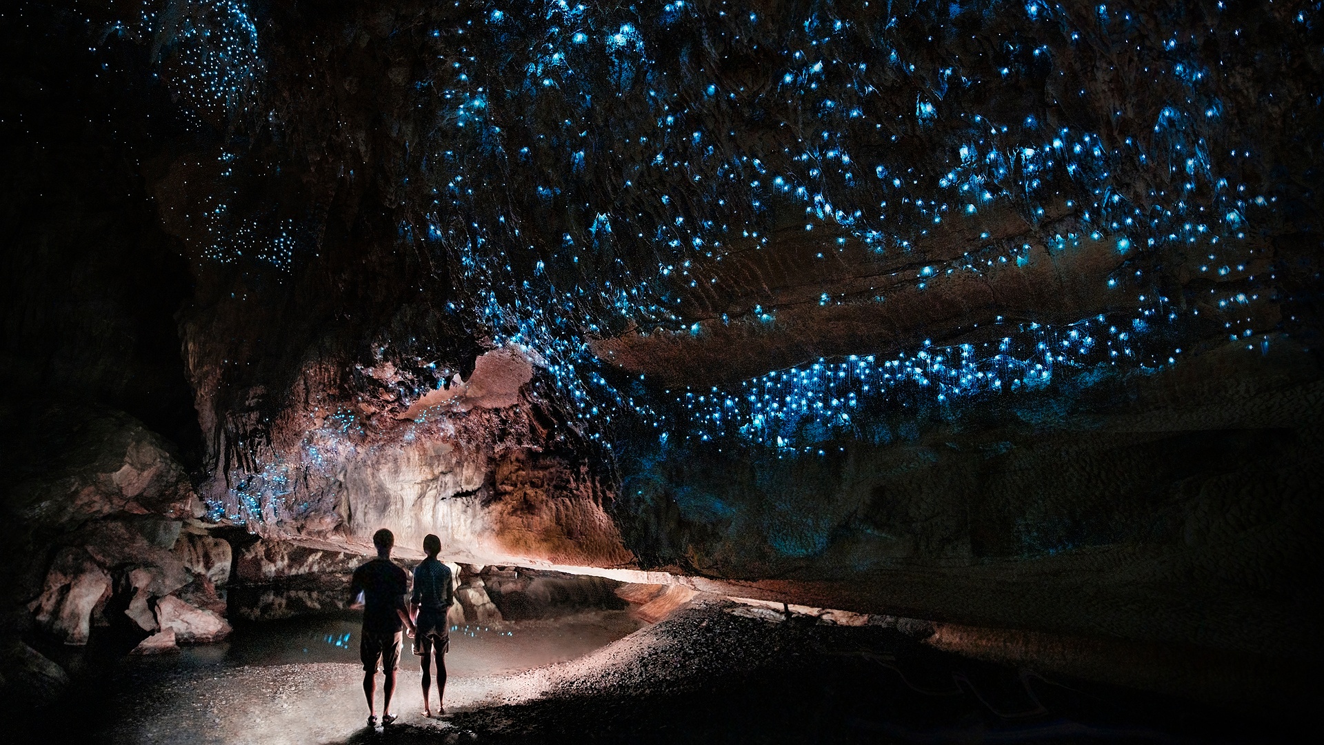 Waitomo Glowworm Caves in New Zealand