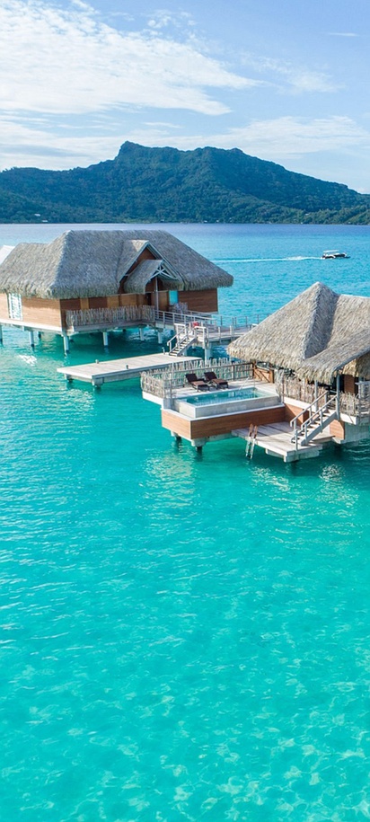 luxury overwater villas