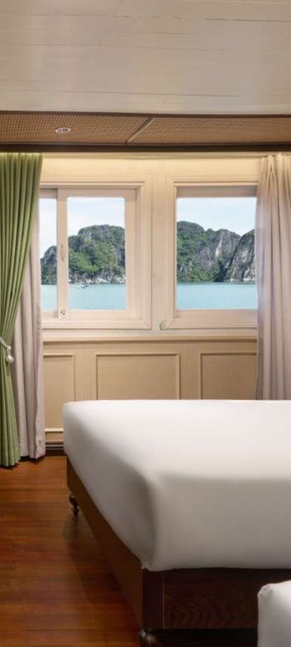 Junior Suite on the Signature Royal Cruise in Ha Long Bay, Vietnam