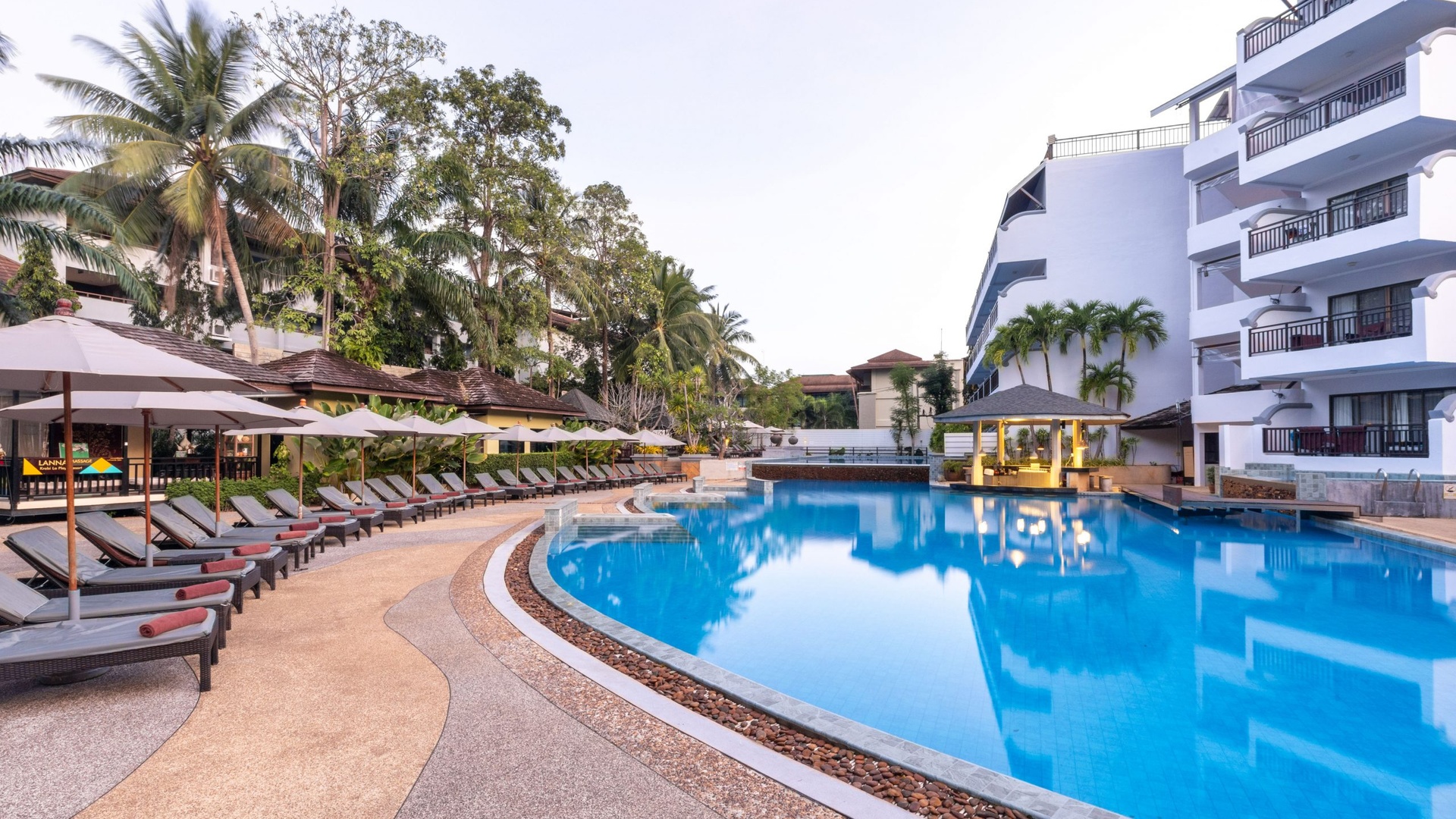 Krabi La Playa Resort pool view