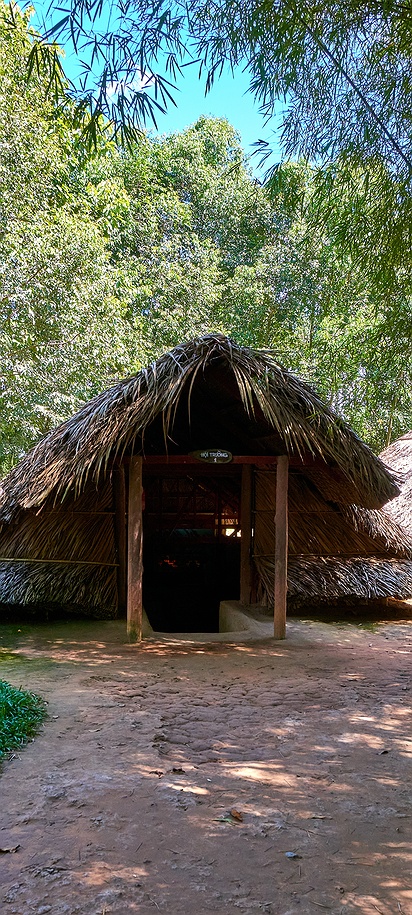 entrance to the Cu Chi Tunnels in Vietnam