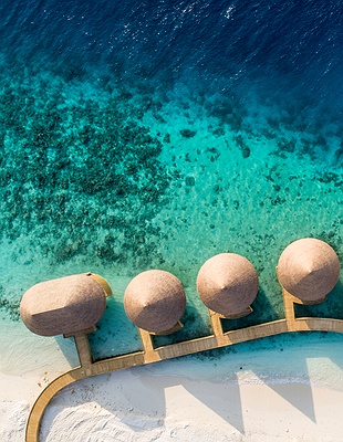 InterContinental Maldives Maamunagau Resort  aerial view