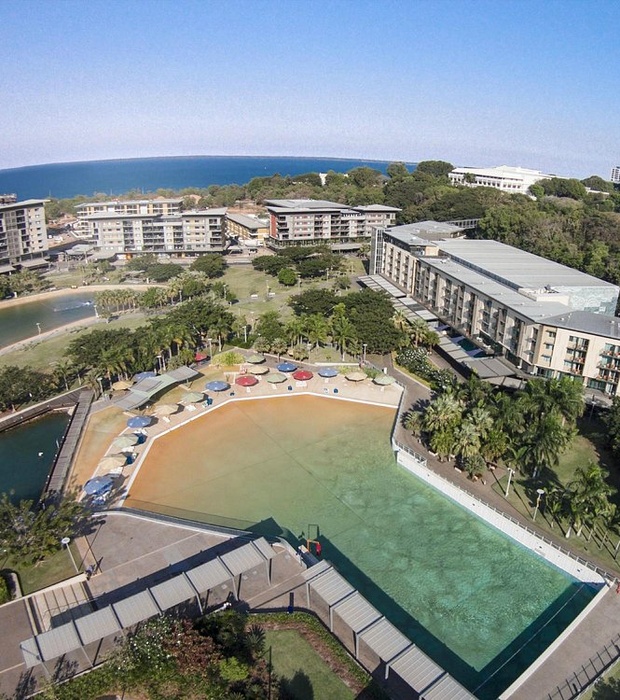 Adina Apartment Hotel aerial view