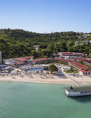 aerial view of the Royalton CHIC Antigua