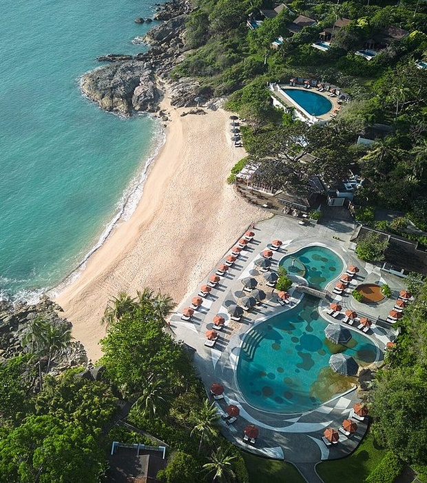 Garrya Tongsai Bay Samui aerial view