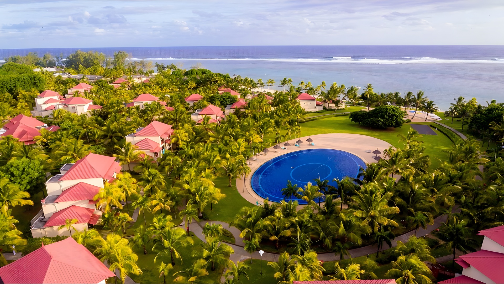the Tamassa Resort in Mauritius, located on the wild south coast of the island