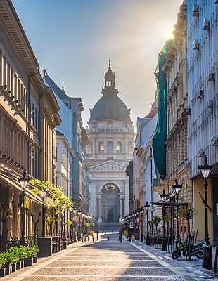 panoramic view of Budapest, Hungary