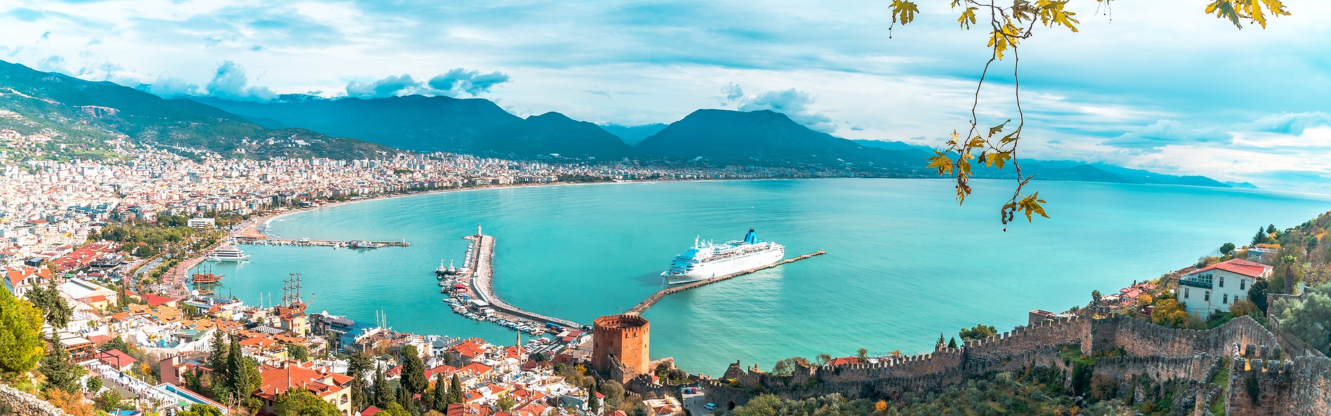 Alanya Castle in Antalya, Turkey