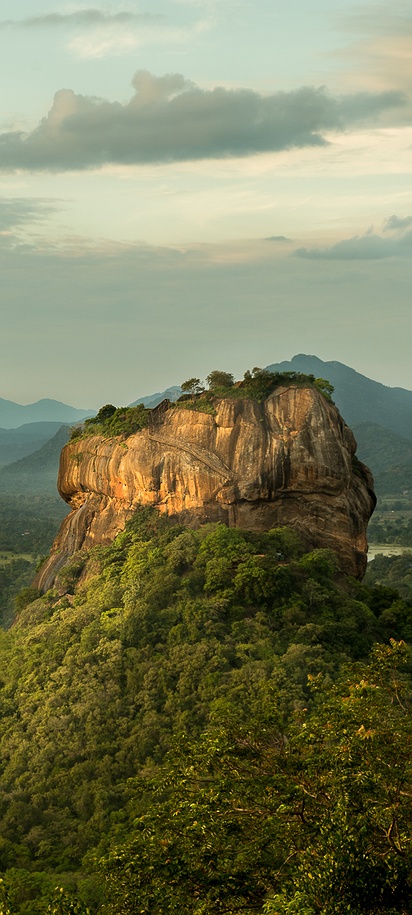 Sigiriya rock in Sri Lanka
