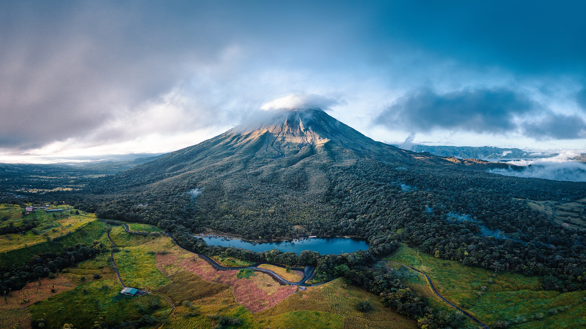 iconic Arenal Volcano in Costa Rica