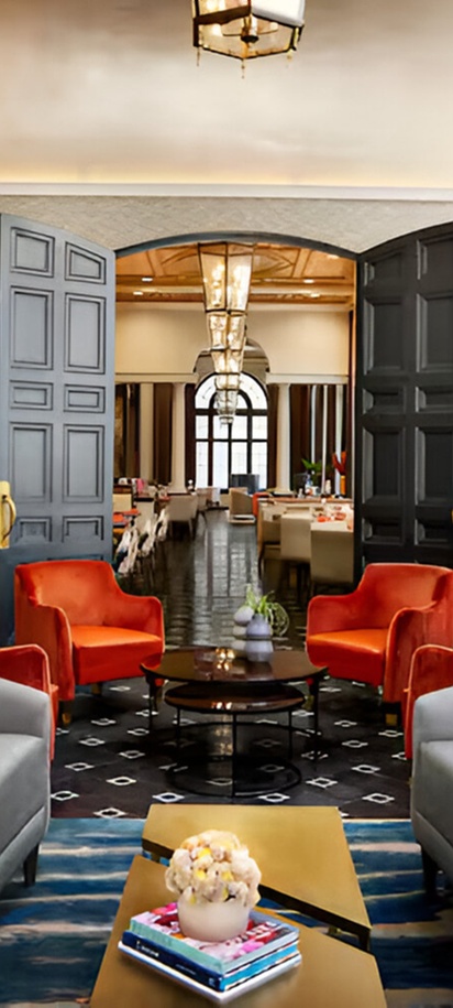 The Terrace hotel Lakeland lounge area