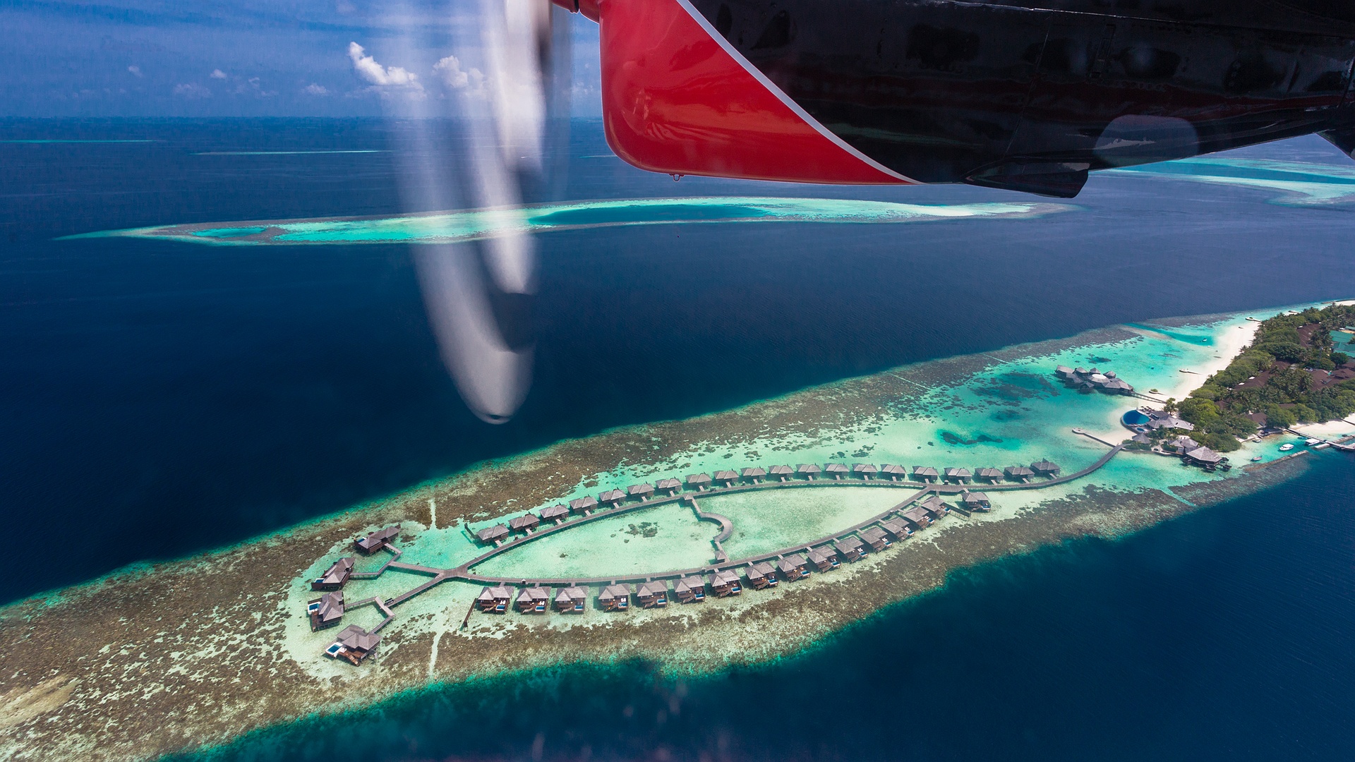 Lily Beach Resort & Spa aerial view