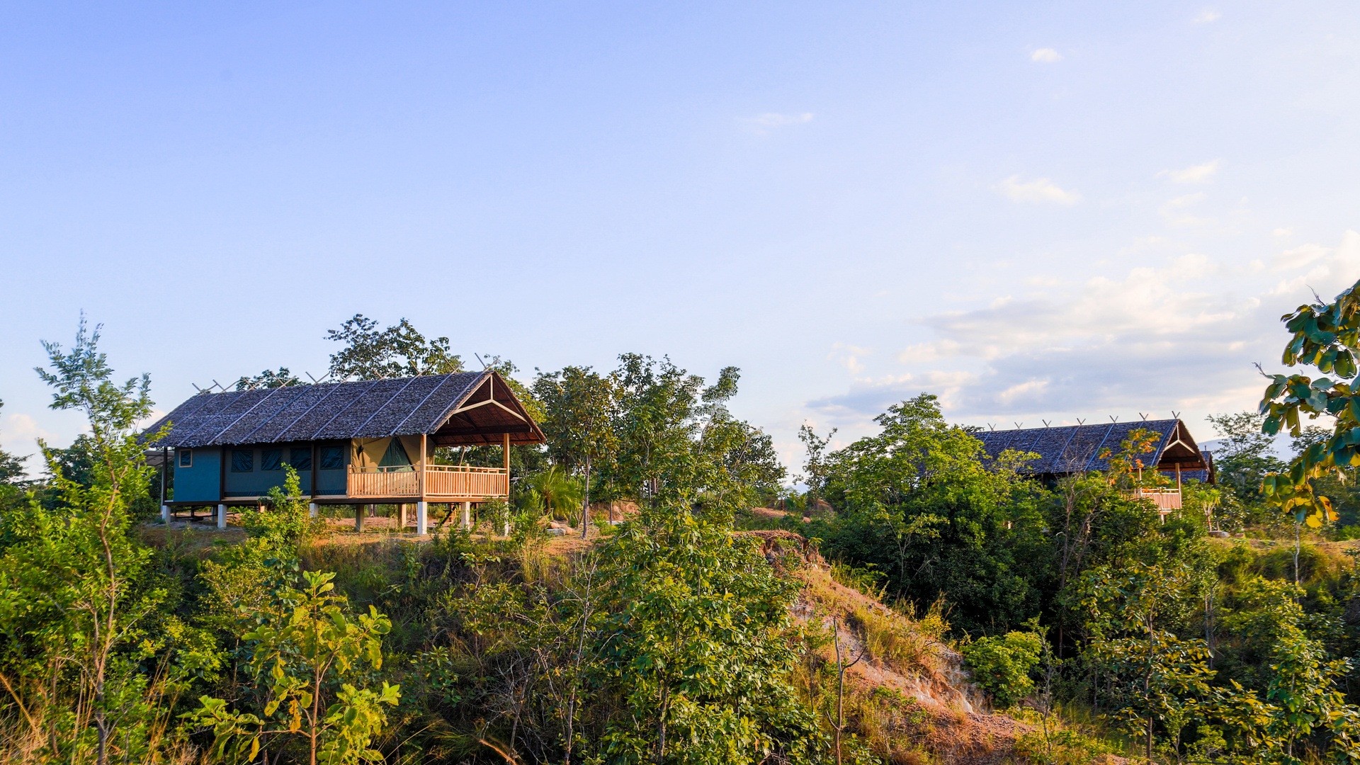Bush Camp Chiang Mai sunset view