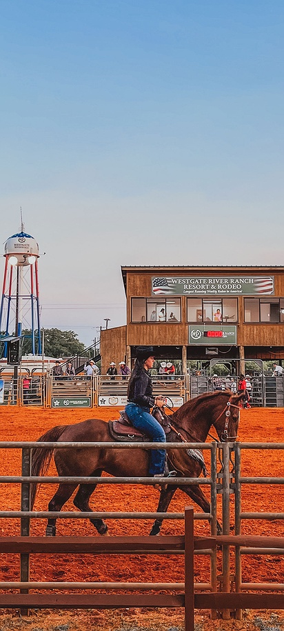 Saturday night rodeo at the Westgate River Ranch Resort in Florida