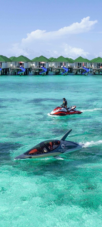 Water sports seabreacher at Siyam World Maldives