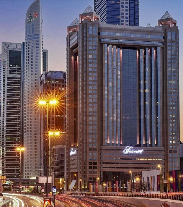 Fairmont Dubai exterior view