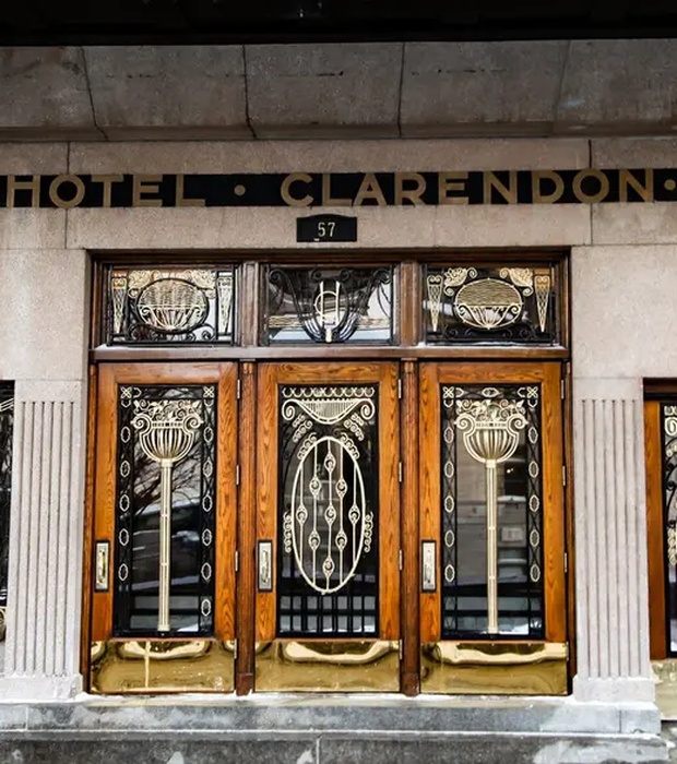 Clarendon hotel facade view