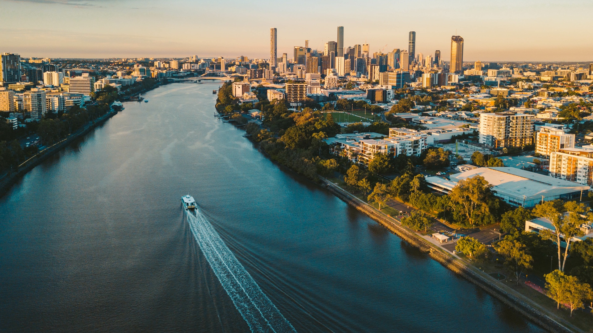 Brisbane River in Queensland, Australia