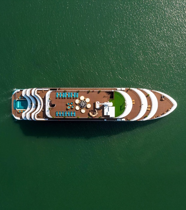 Capella Cruise aerial view