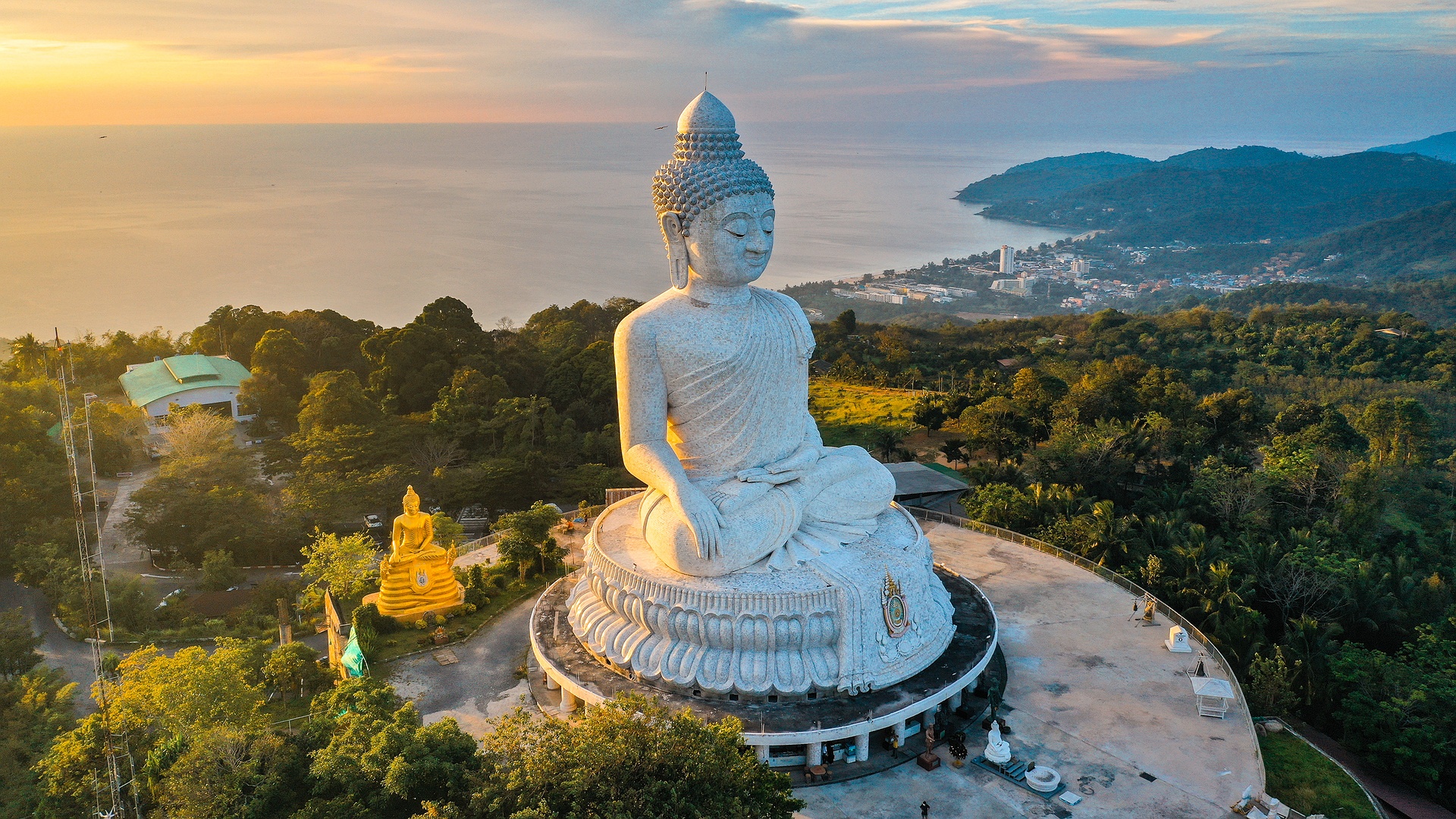 the Phuket Big Buddha, a landmark located on Nakkerd Hill in Phuket, Thailand