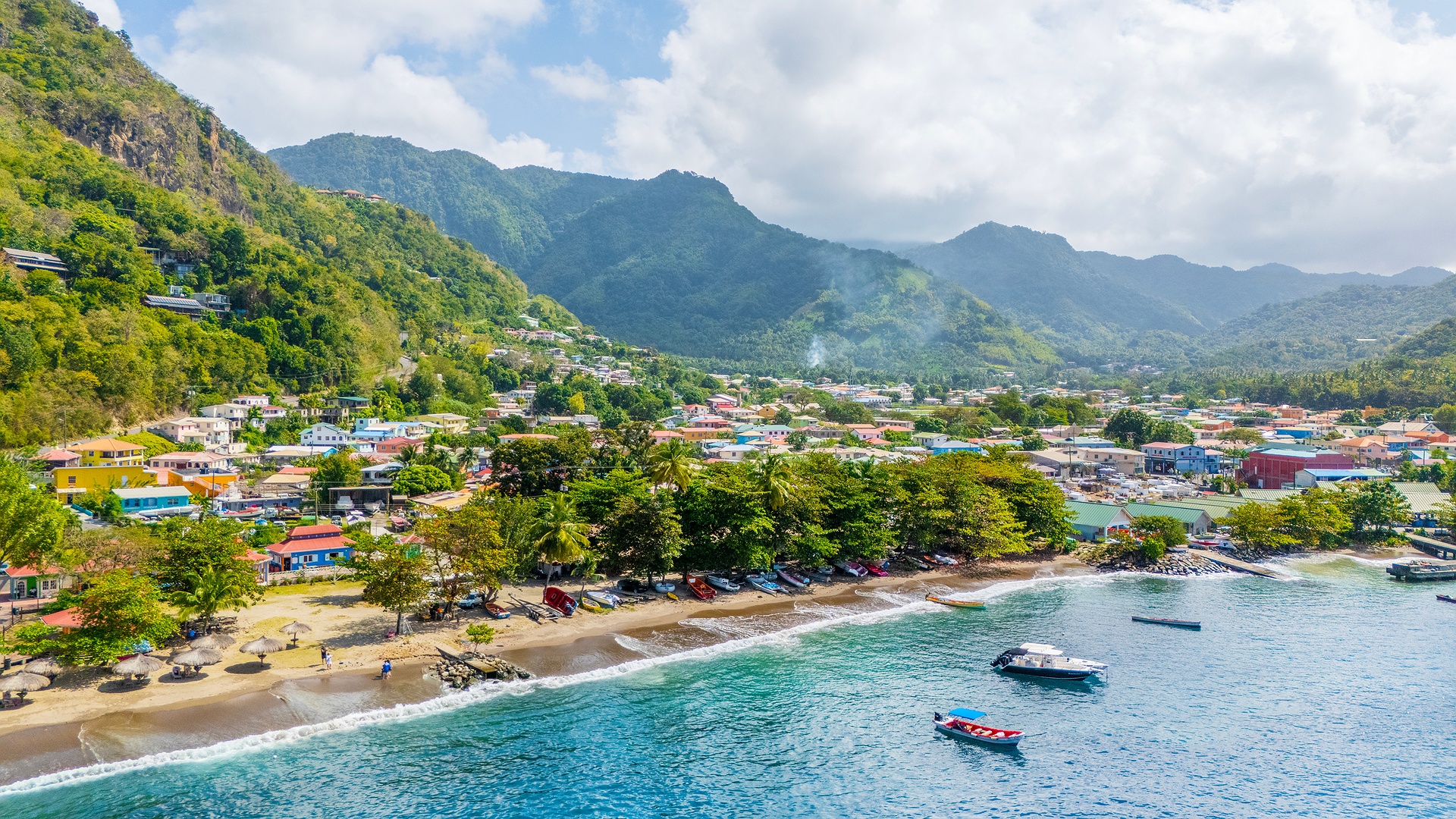 west coast of the Caribbean island