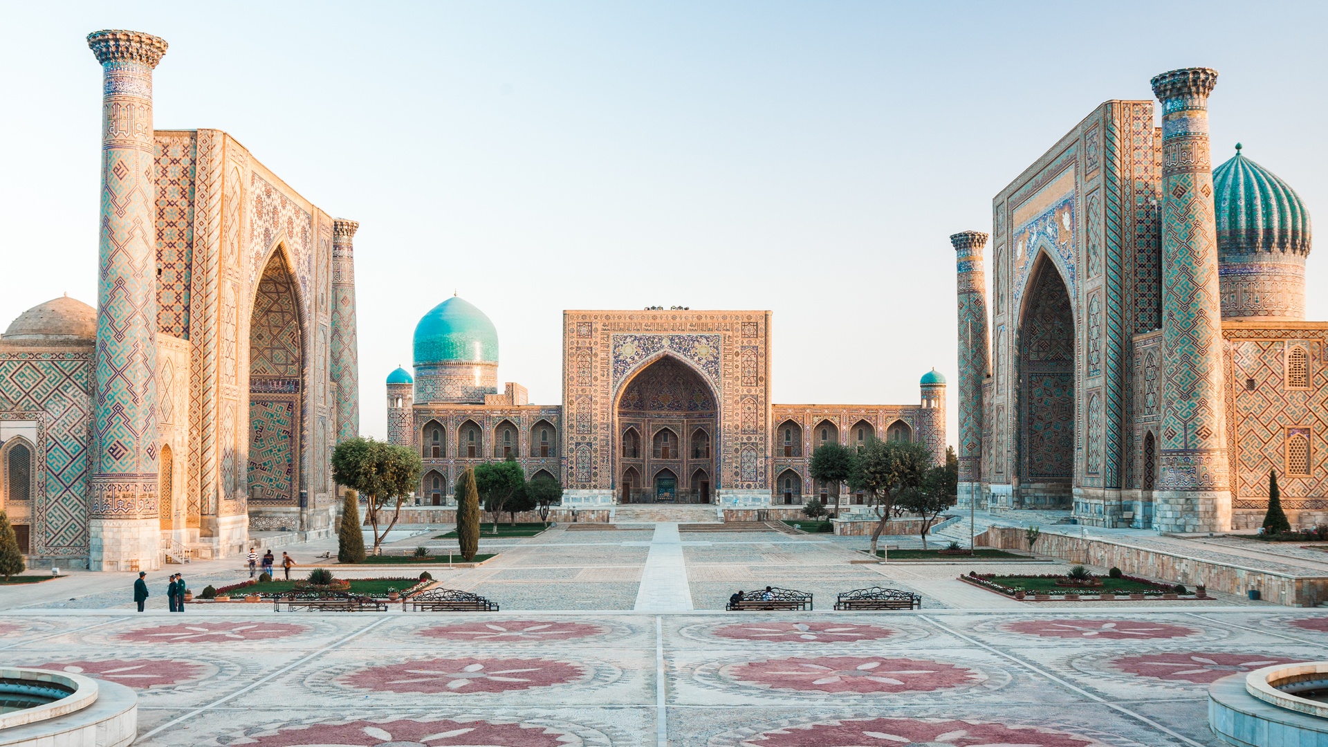 Registan Square in Samarkand, Uzbekistan