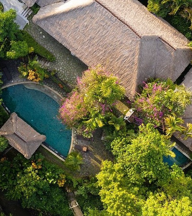 Villa Canggu by Plataran aerial view