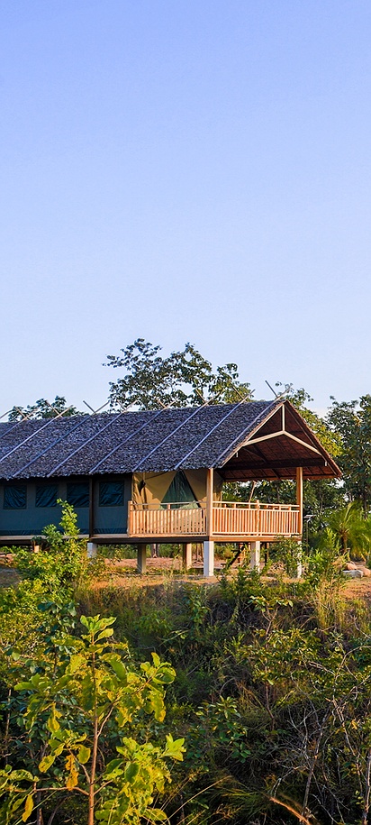 Bush Camp Chiang Mai sunset view