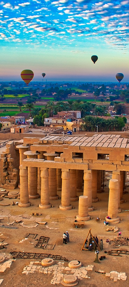 the ancient city of Luxor, Egypt